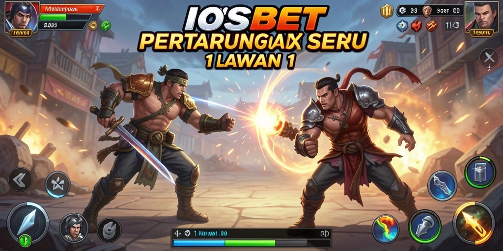 Tampilan antarmuka game Tempur 1 Lawan 1 yang menarik dan dinamis.