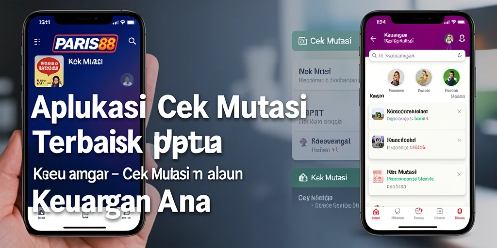 Tampilan antarmuka utama PARIS88 untuk cek mutasi transaksi.
